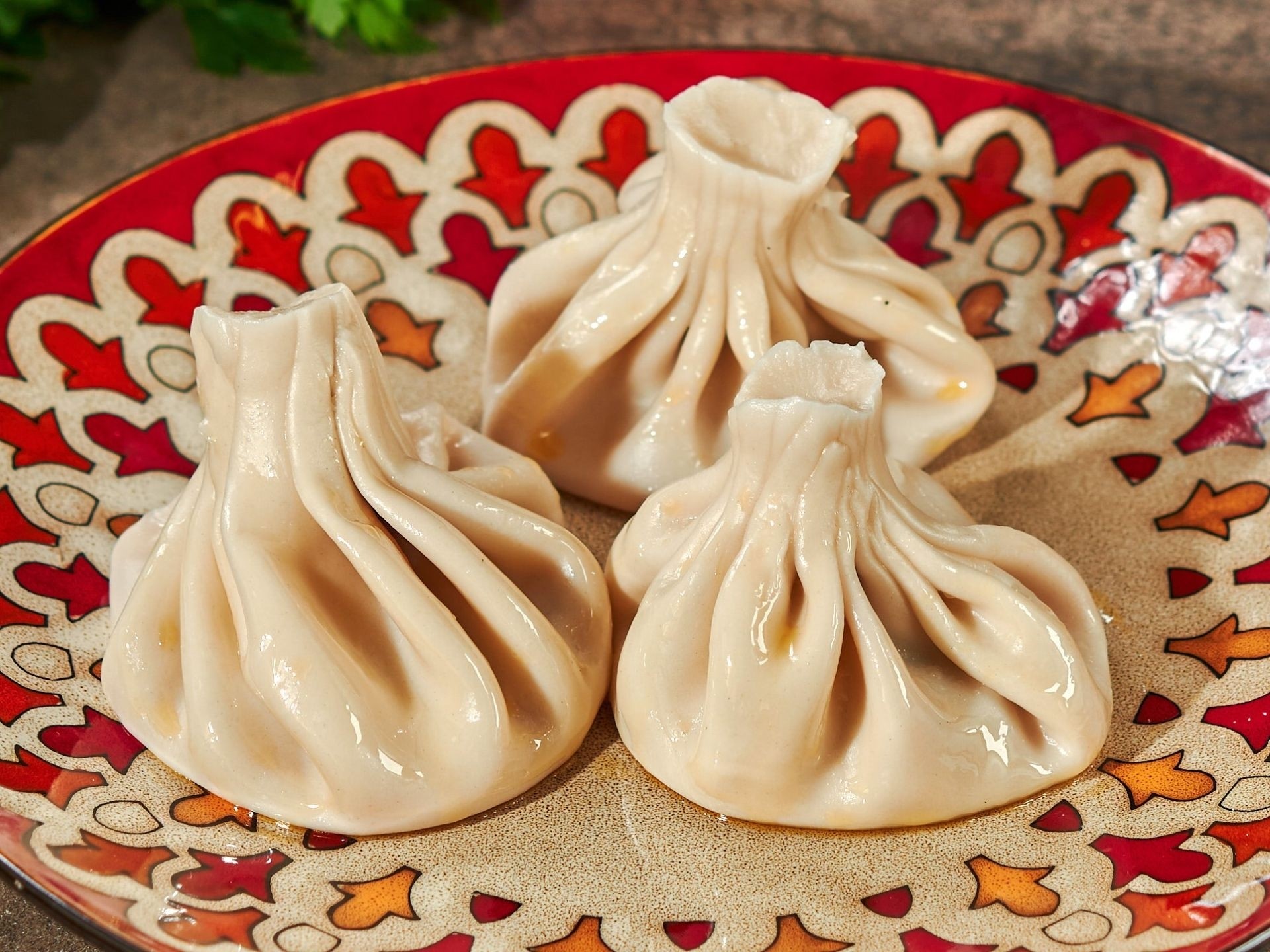 Хинкали отварные с бараниной, 3 шт