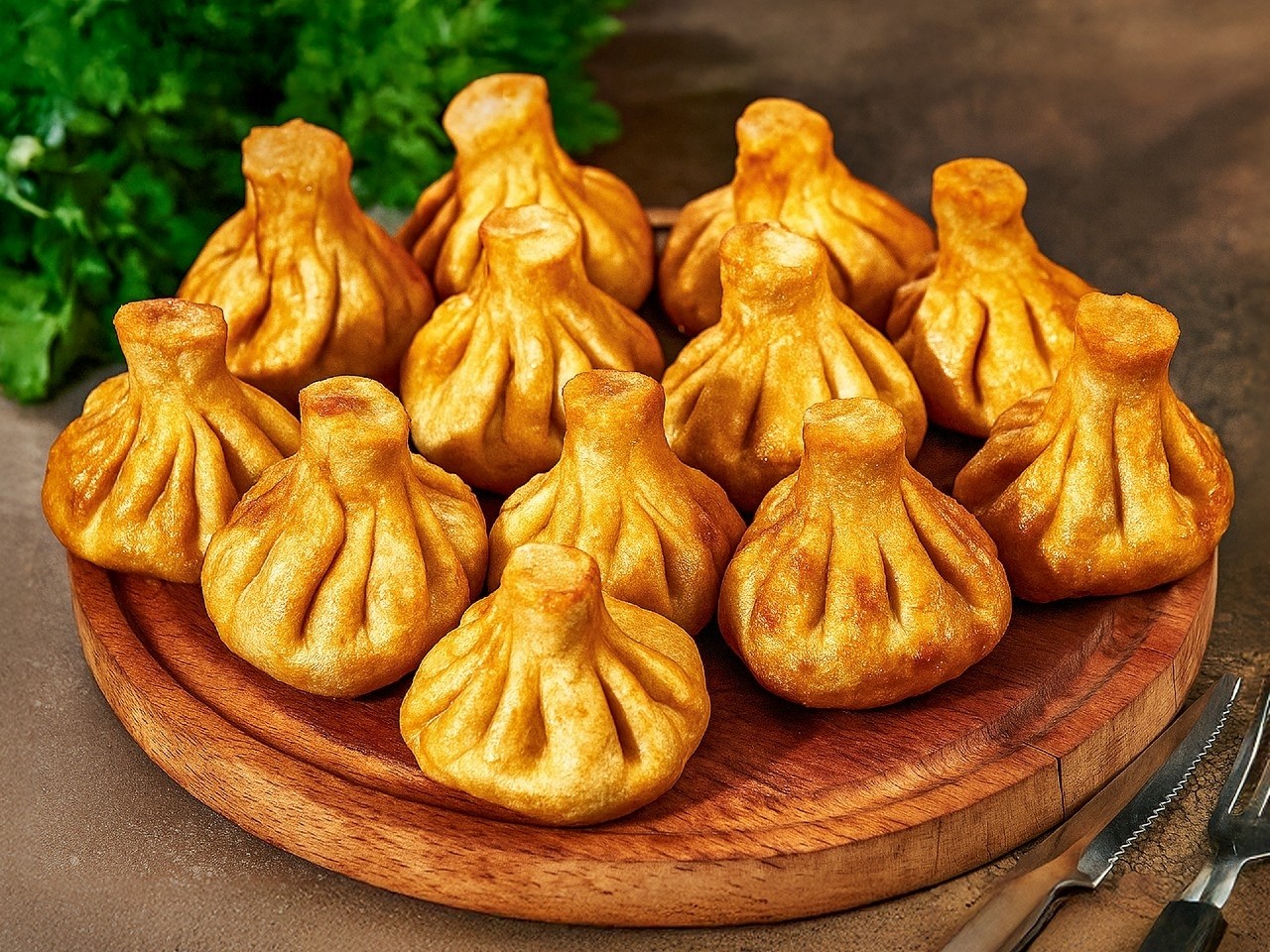 СЕТ Хинкали жареные с бараниной, 10 шт