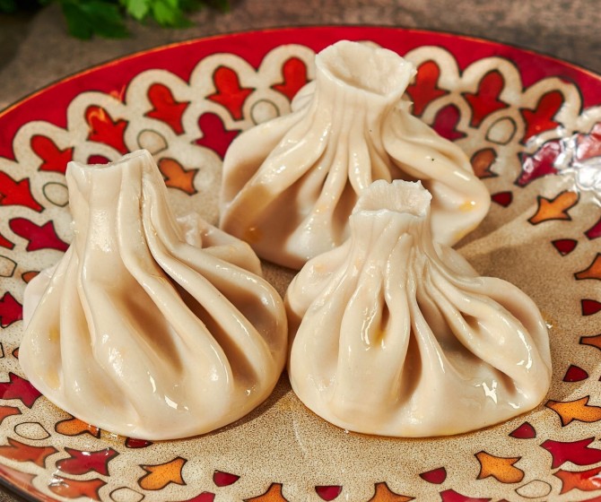 Хинкали отварные с бараниной, 5 шт