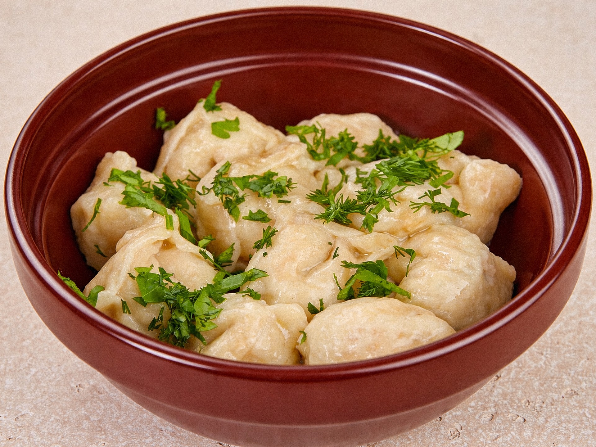 Пельмени со сливочным цыпленком