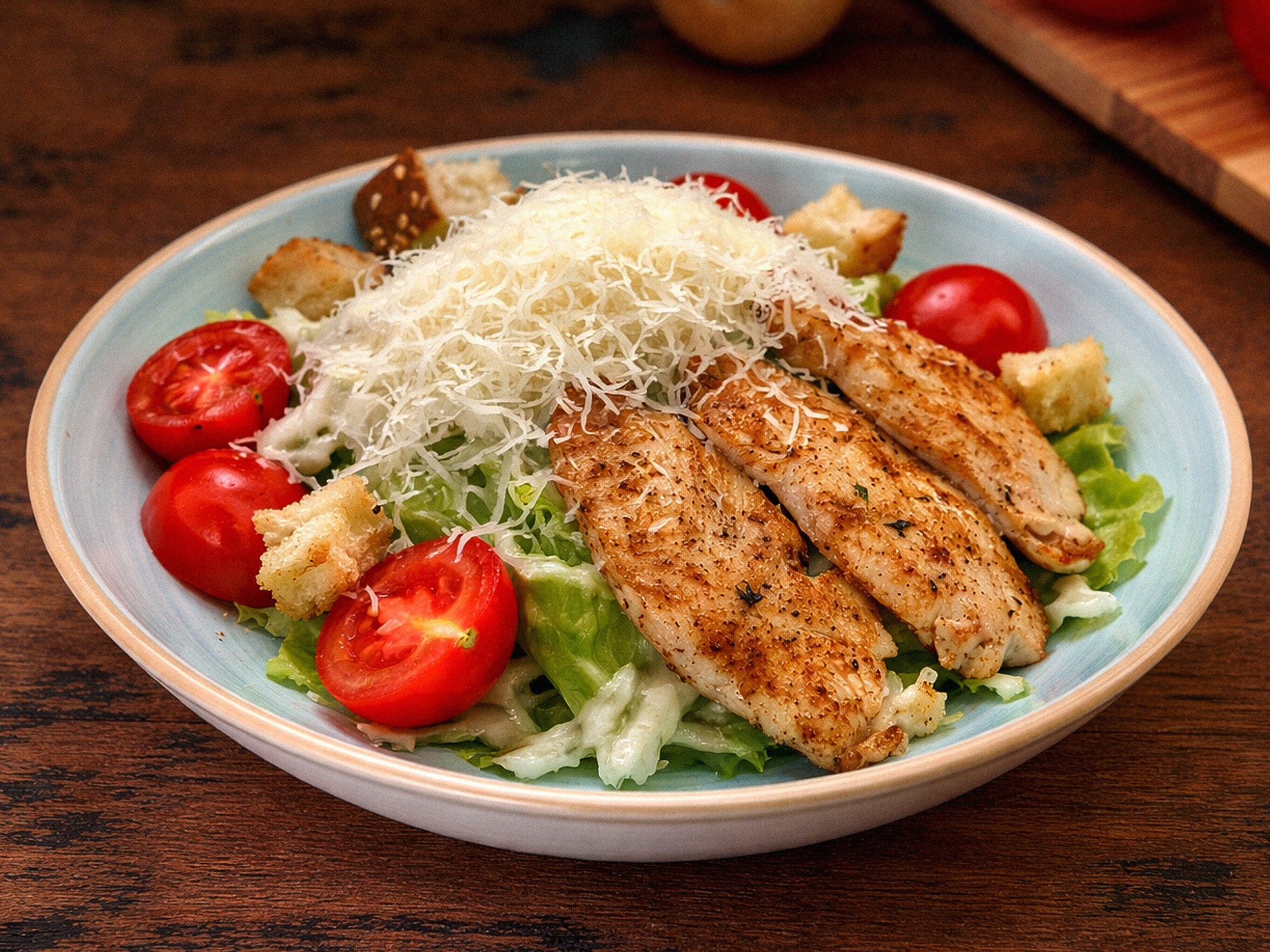 Цезарь с курицей